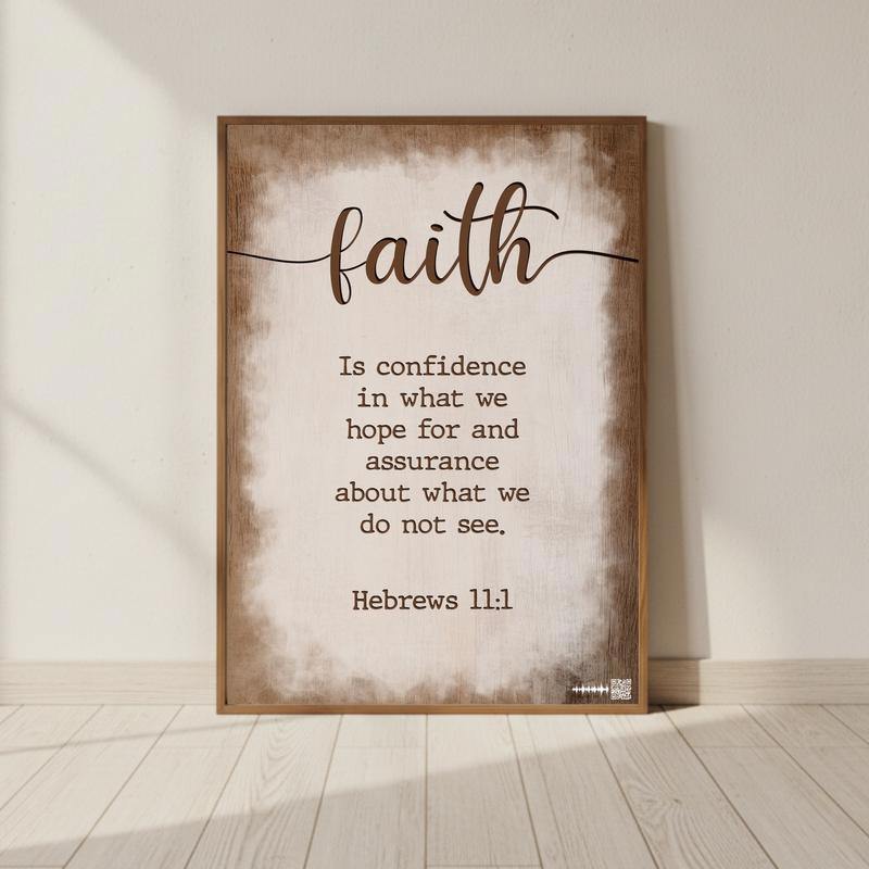 Spiritual Faith Canvas Inspirational Three-Piece Wall Art - Personalize Wall Art
