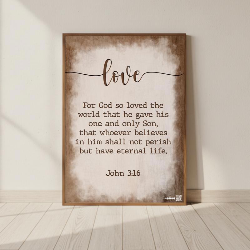 Love's Embrace Inspirational Faith and Hope Art Canvas - Personalize Wall Art