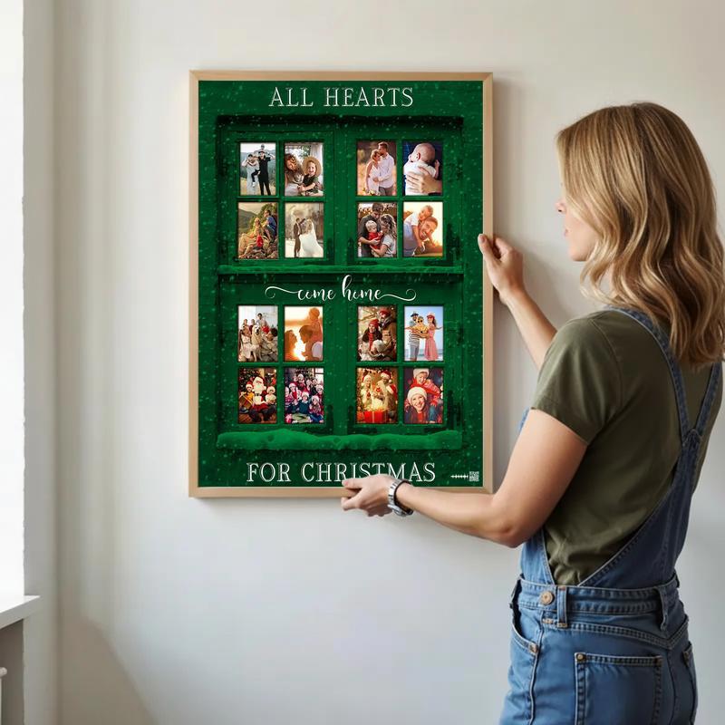 The Emerald Window Custom Photo Canvas for Christmas Home