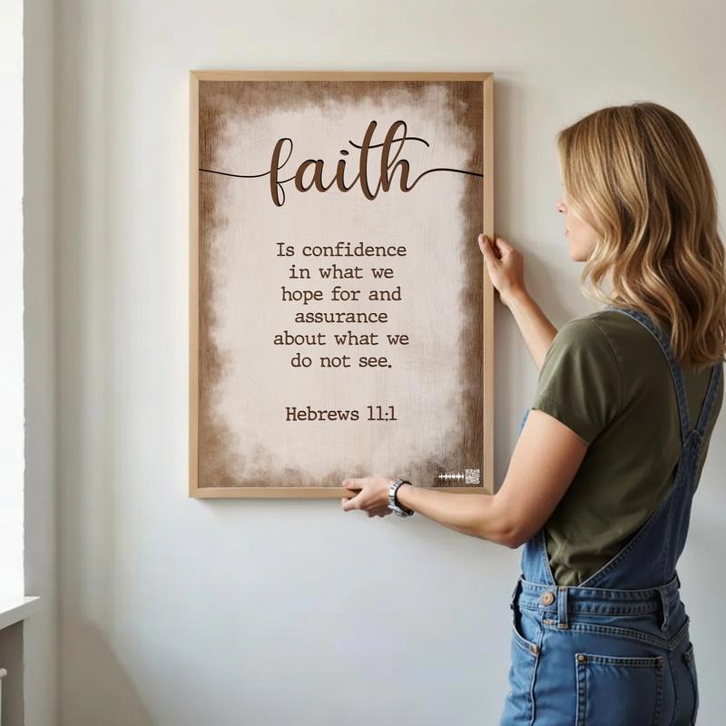 Spiritual Faith Canvas Inspirational Three-Piece Wall Art