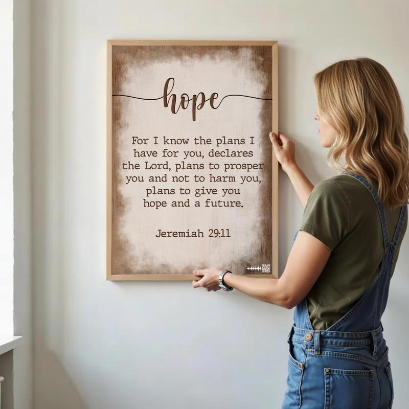 Uplifting Hope Canvas Spiritual Art Print from Trio Collection