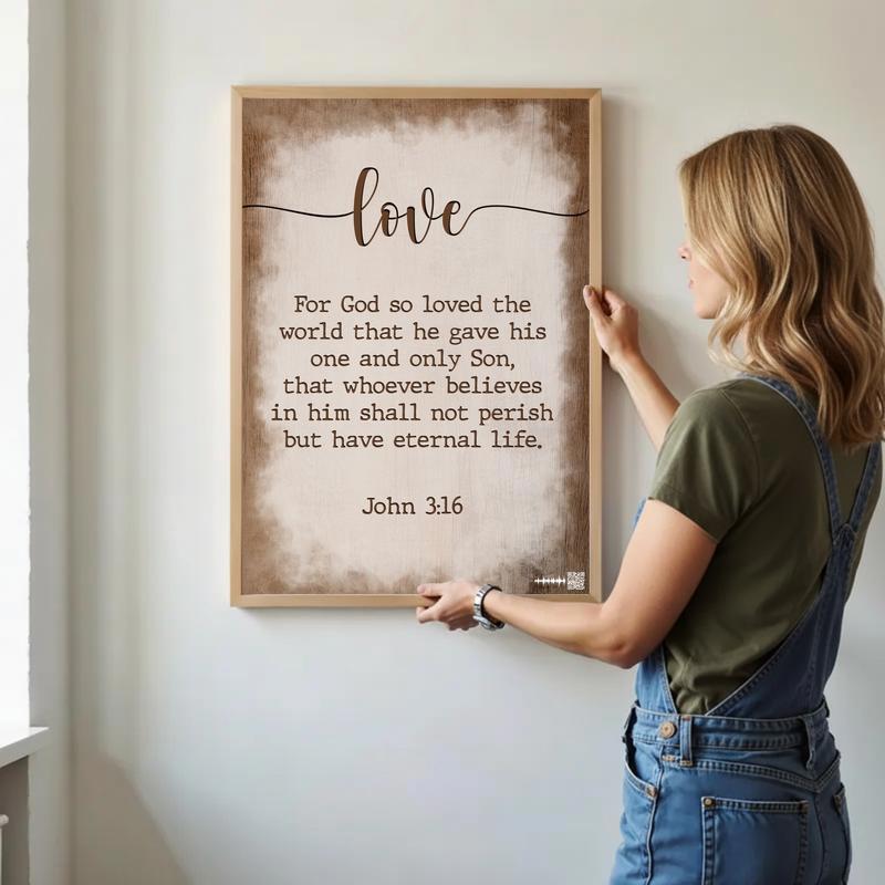 Love's Embrace Inspirational Faith and Hope Art Canvas