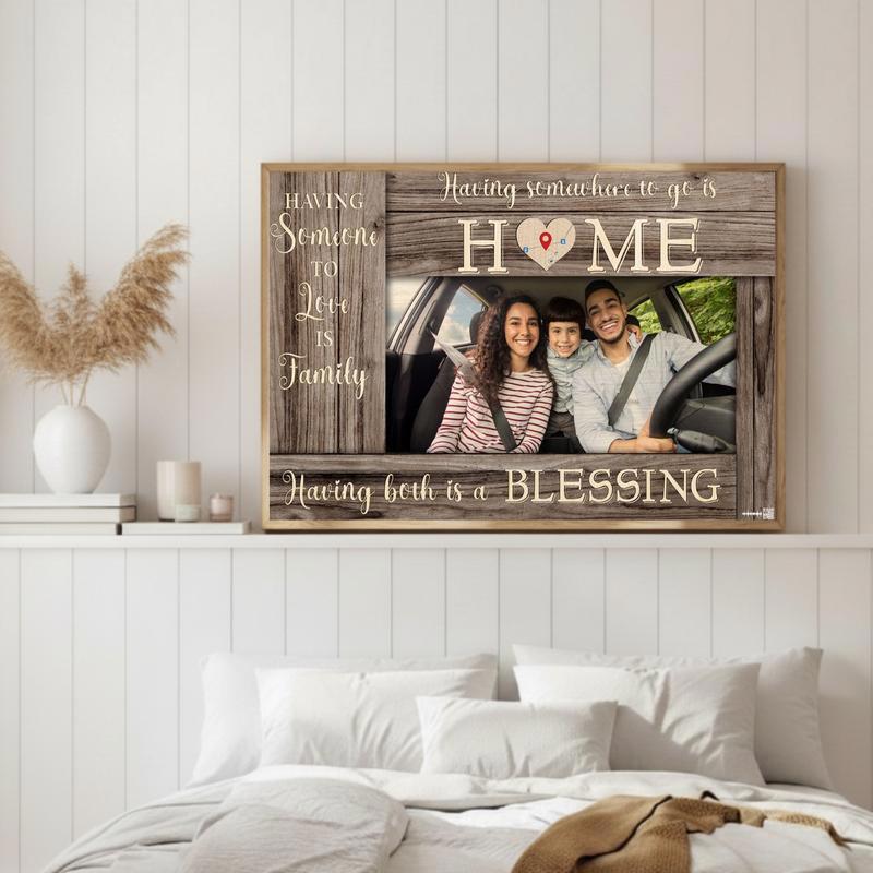 Where The Heart Is Personalized Map Art Home Canvas