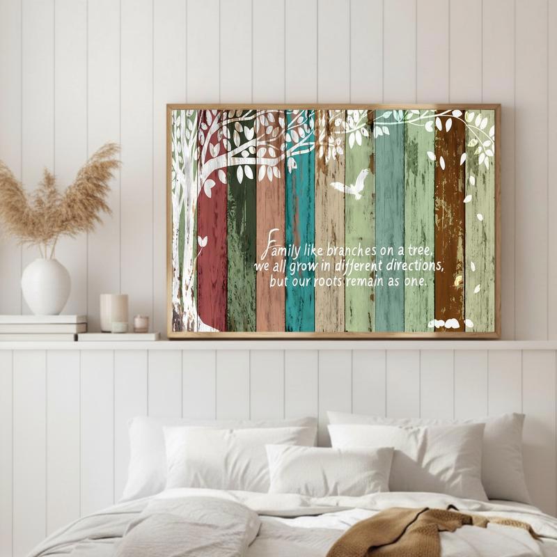 Heirloom Canvas Family's Eternal Branch Story - Family Tree Art