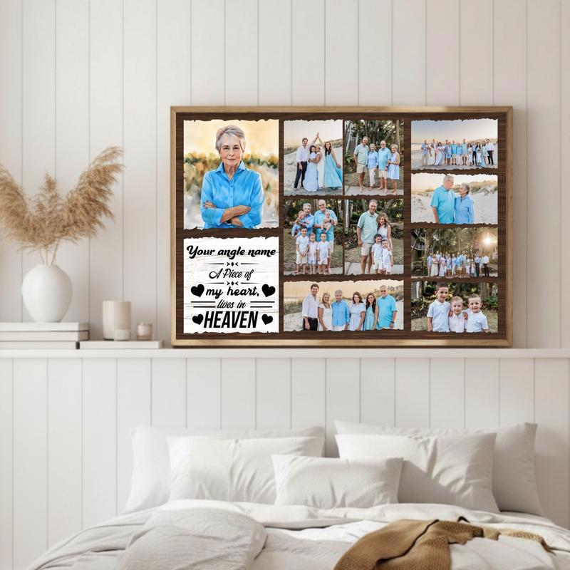 Keep Their Memory Alive - Personalized Memorial Photo Canvas
