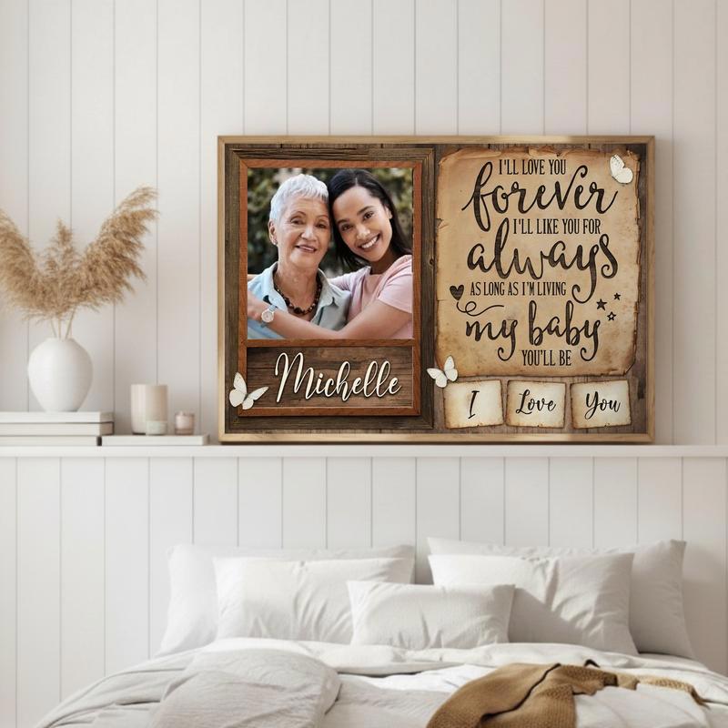 Honor Mom Your Love You Forever Canvas Gift From Daughter