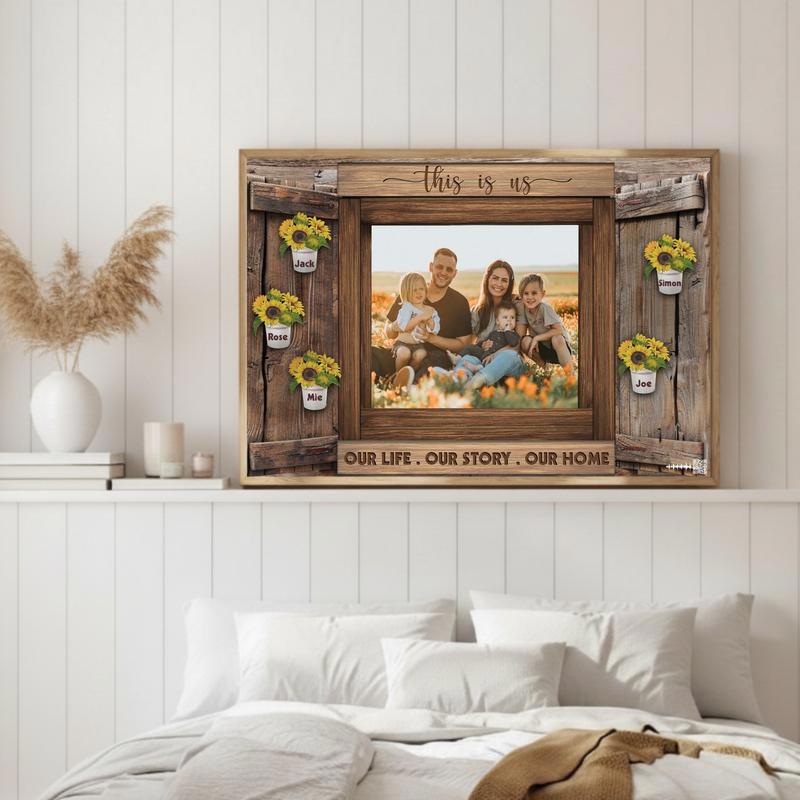Farmhouse Charm Rustic Sunflower This Is Us Canvas Art