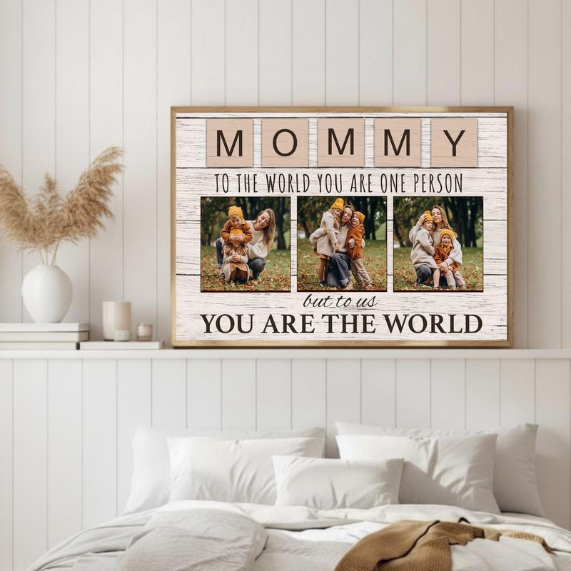 Heartfelt Mom Canvas You Are My World Keepsake