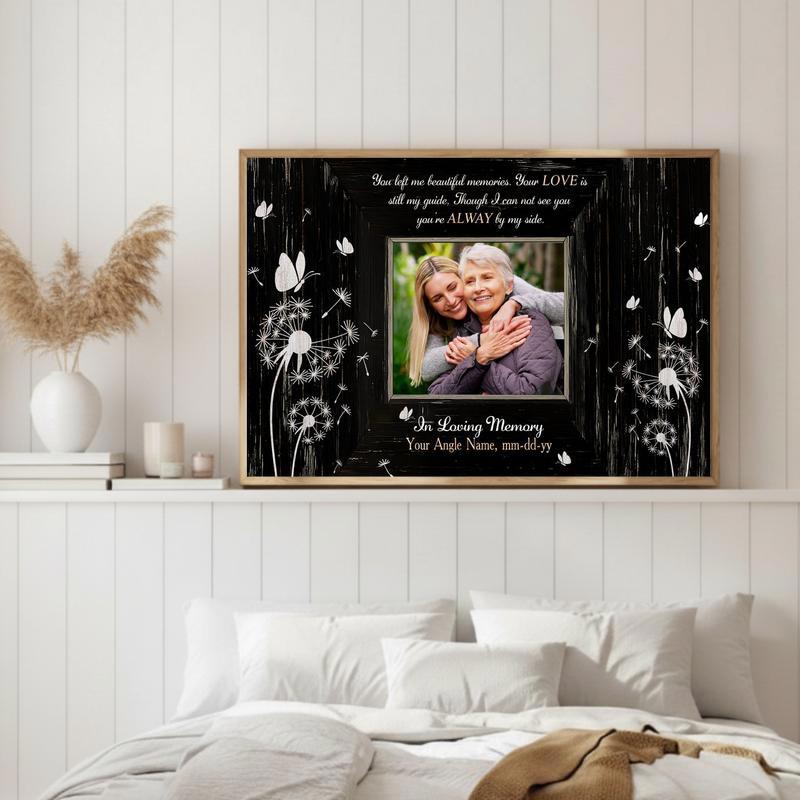 Your Love Forever Lives On Memorial Photo Tribute Canvas