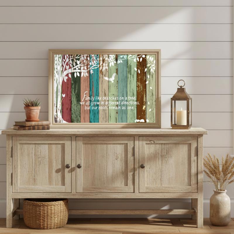 Heirloom Canvas Family's Eternal Branch Story - Family Tree Art