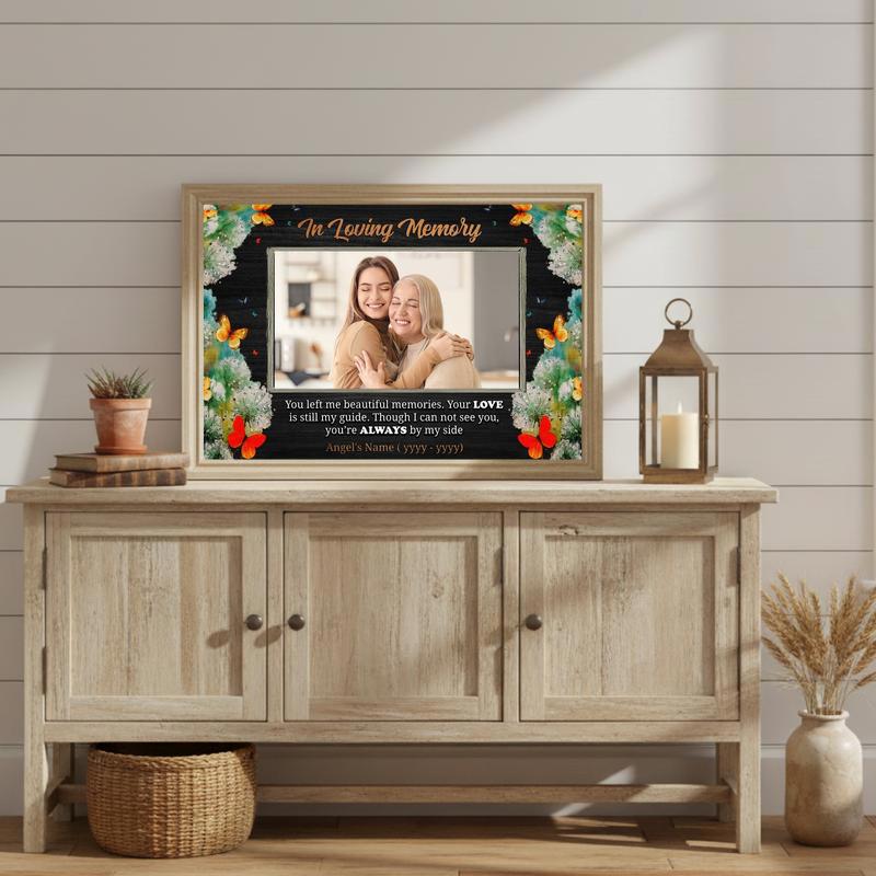 Forever In Loving Memory Butterfly Custom Memorial Canvas