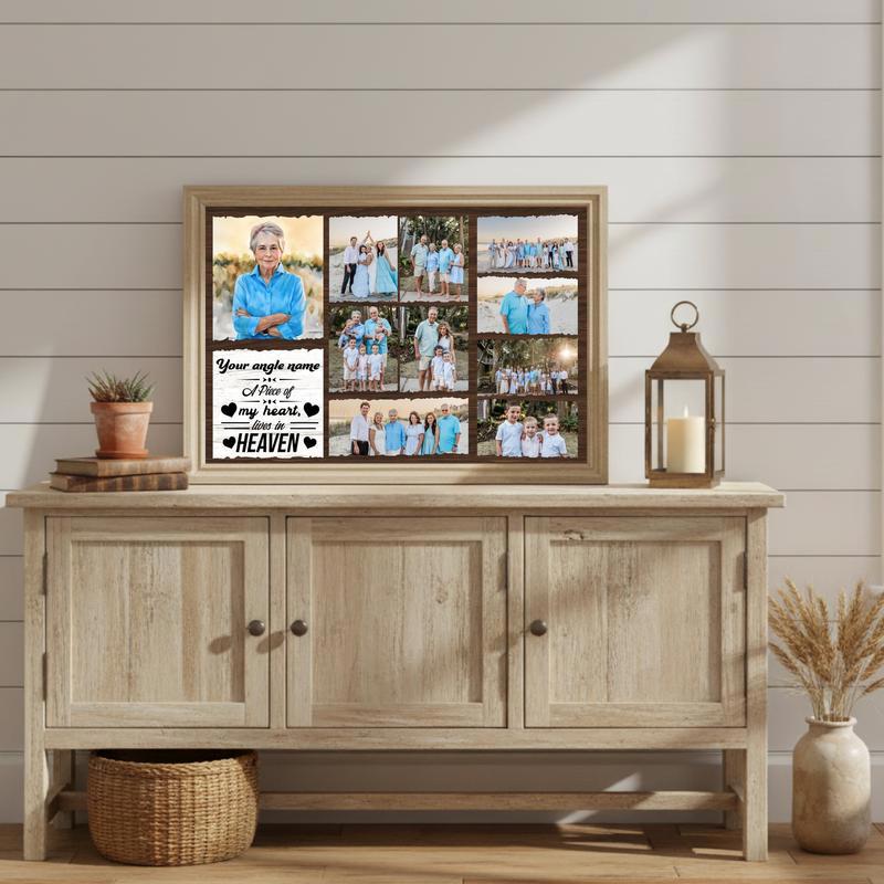 Keep Their Memory Alive - Personalized Memorial Photo Canvas