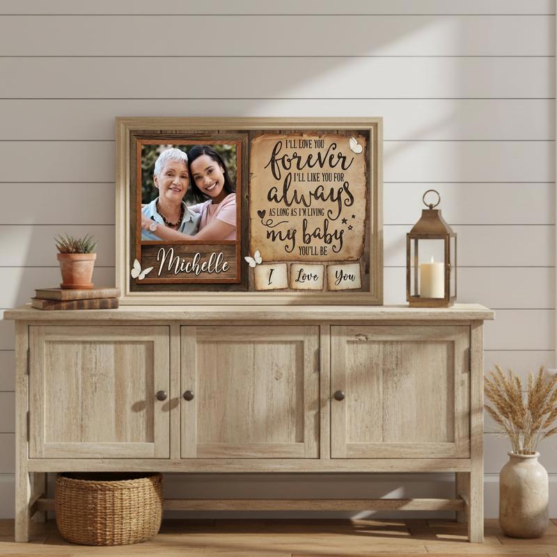 Honor Mom Your Love You Forever Canvas Gift From Daughter