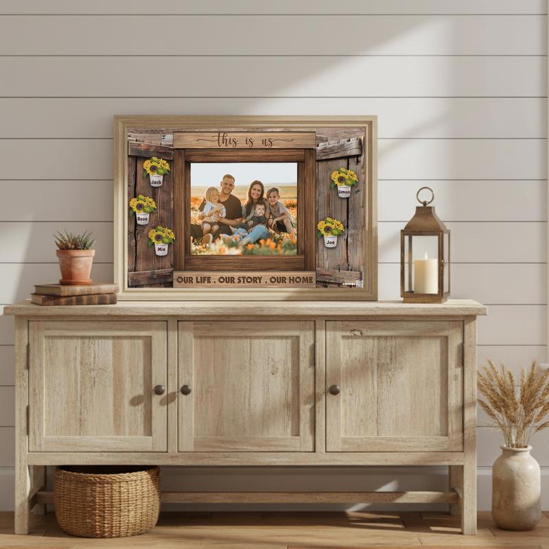 Farmhouse Charm Rustic Sunflower This Is Us Canvas Art