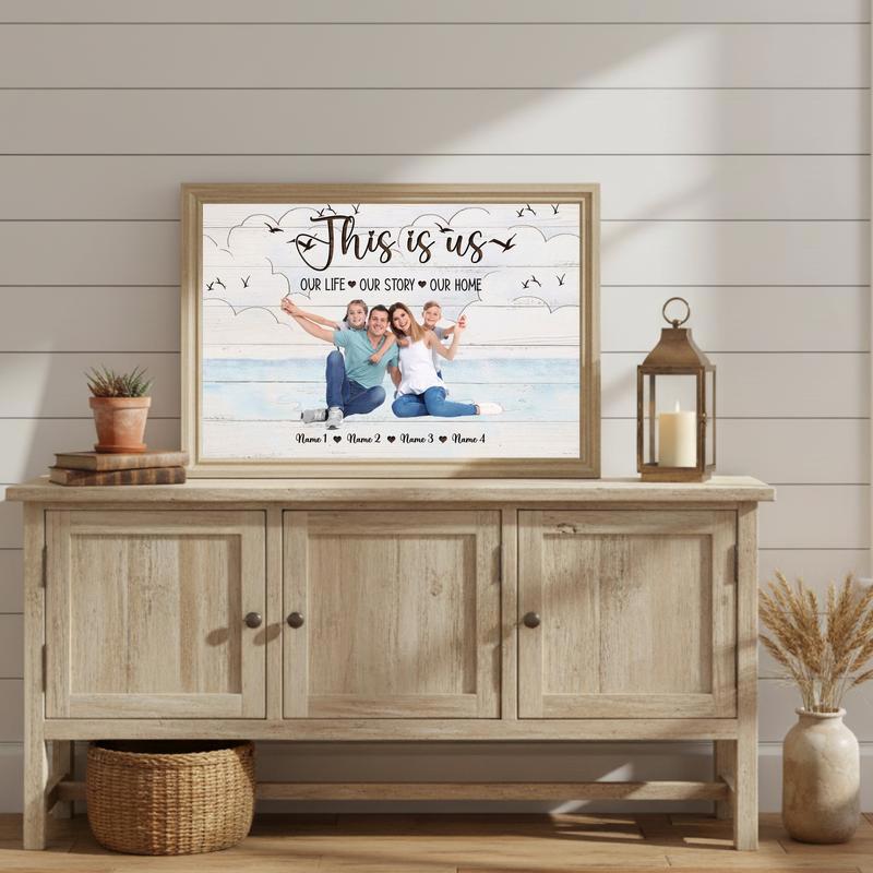 Coastal Family Photo Canvas Your Custom This Is Us Keepsake