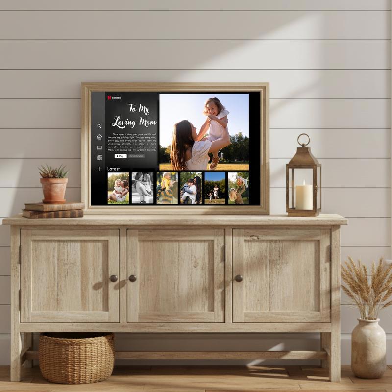 Binge-Worthy Love Netflix Mom Canvas Keepsake