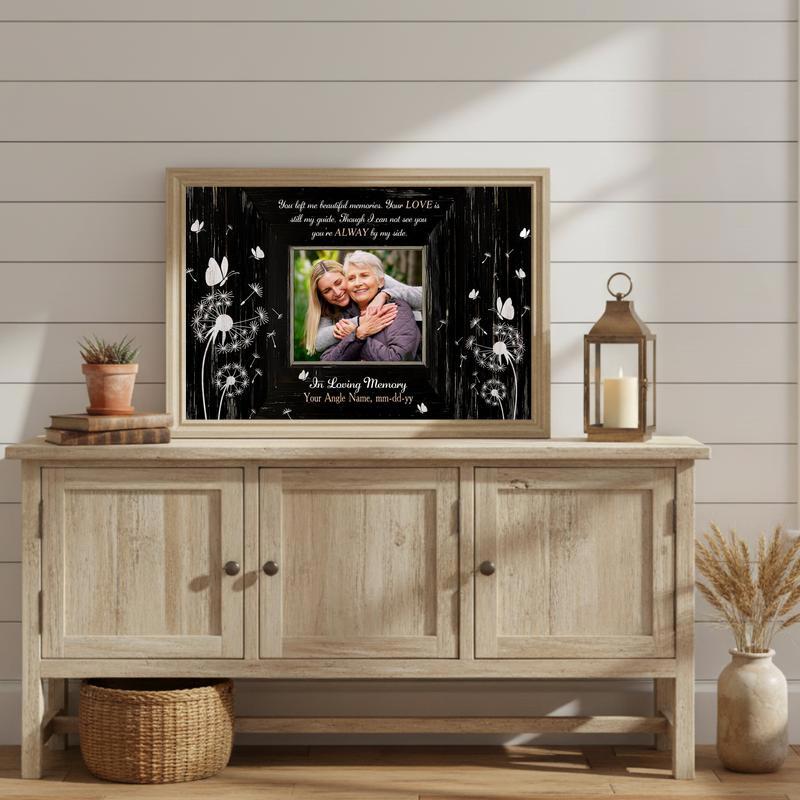 Your Love Forever Lives On Memorial Photo Tribute Canvas