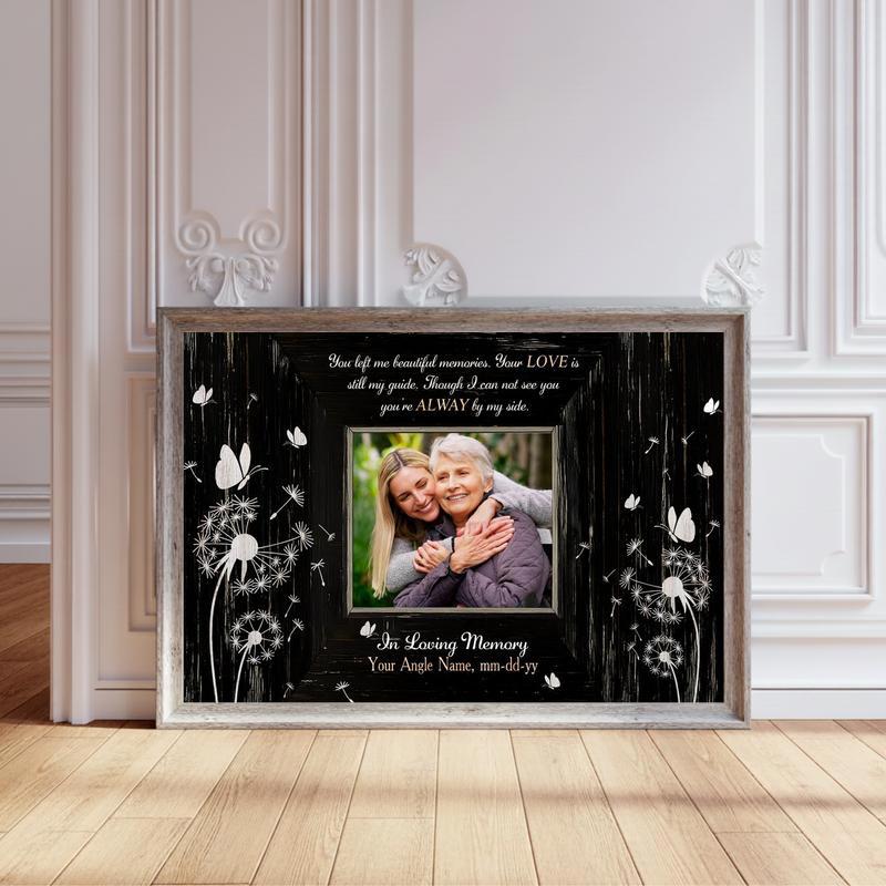 Your Love Forever Lives On Memorial Photo Tribute Canvas - Personalize Wall Art