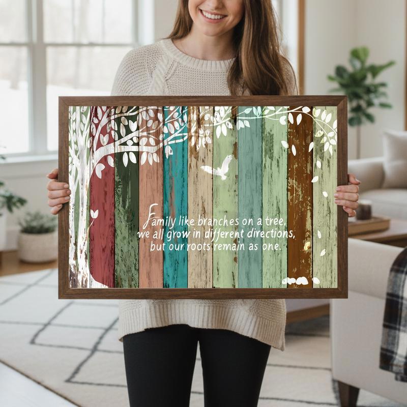 Heirloom Canvas Family's Eternal Branch Story - Family Tree Art