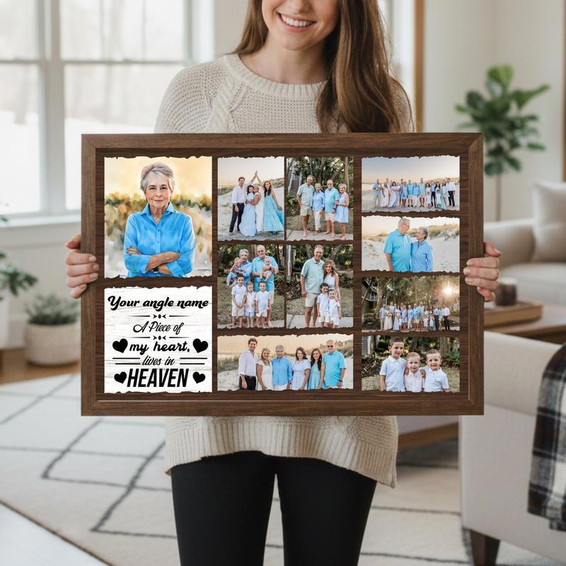Keep Their Memory Alive - Personalized Memorial Photo Canvas