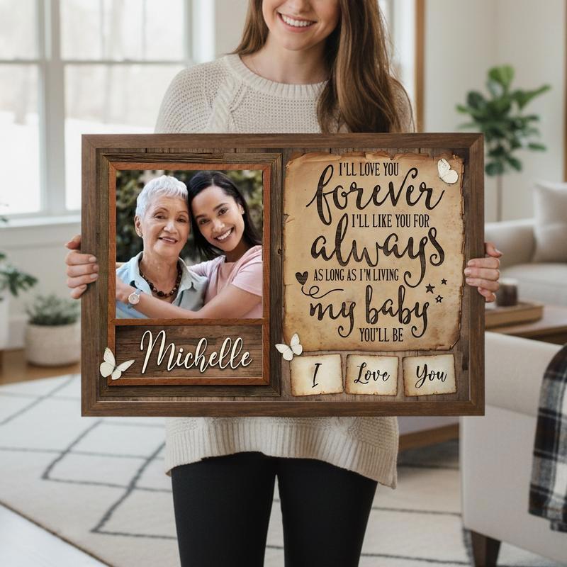 Honor Mom Your Love You Forever Canvas Gift From Daughter