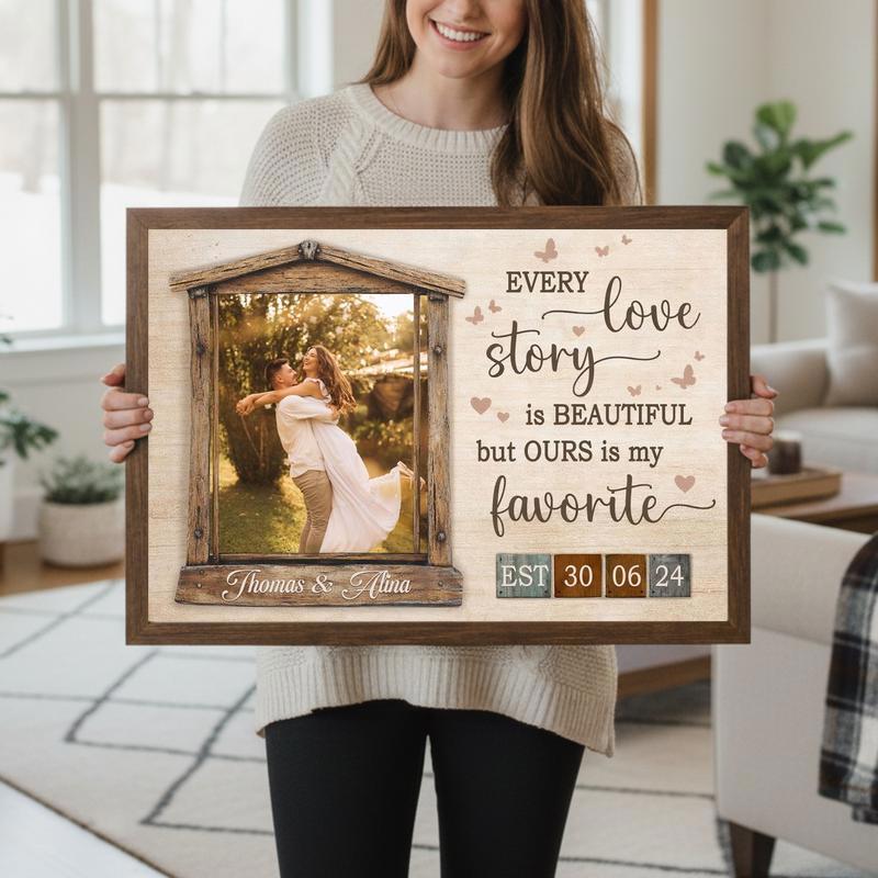 Personalized Couple Canvas - Meaningful Valentine’s Day Gift