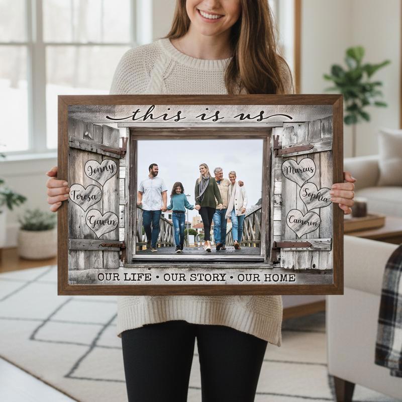 Milestones & Memories The This Is Us Family Photo Canvas
