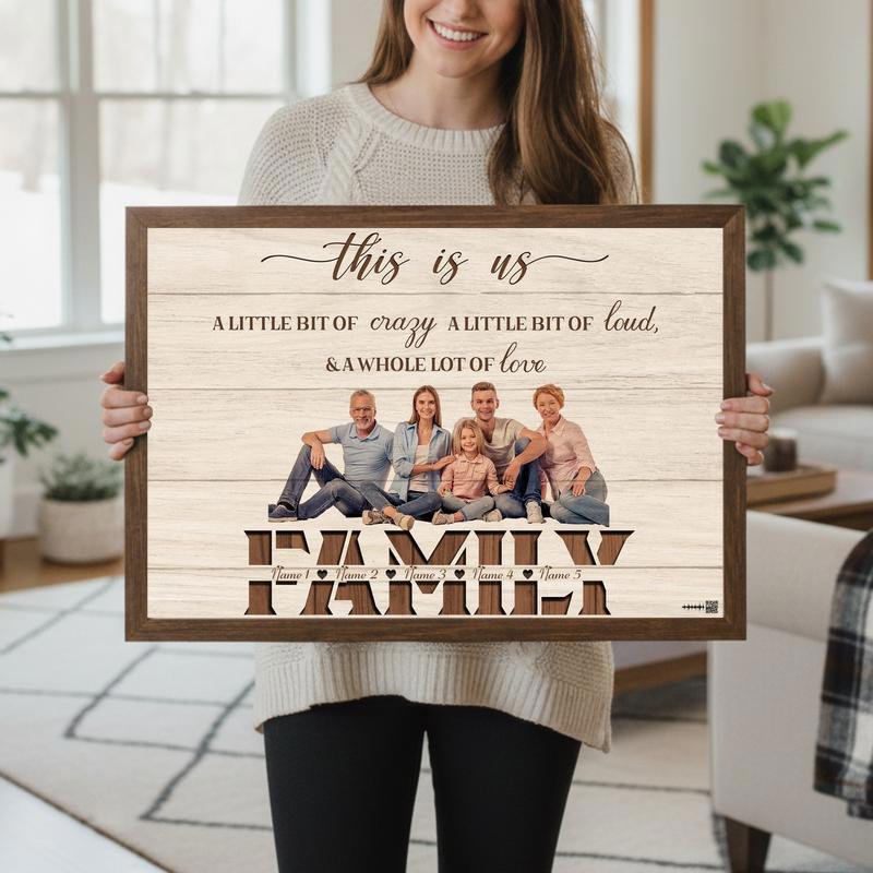 Heartwarming This Is Us Photo Keepsake Custom Family Canvas
