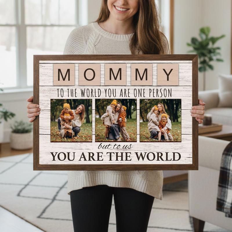 Heartfelt Mom Canvas You Are My World Keepsake