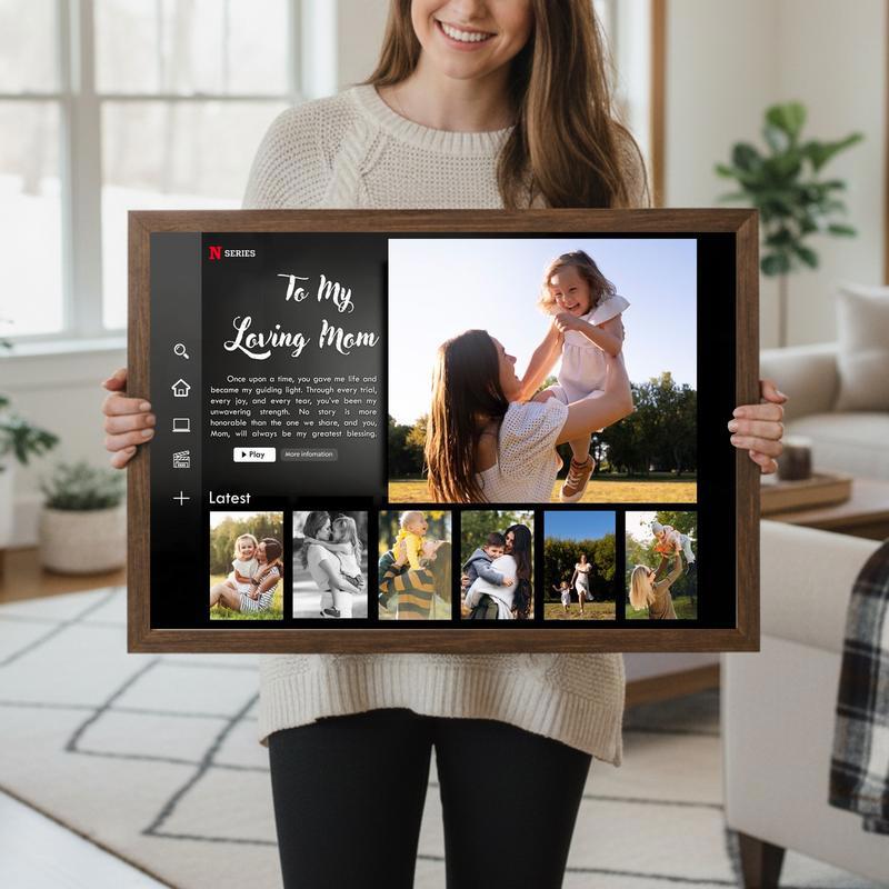 Binge-Worthy Love Netflix Mom Canvas Keepsake