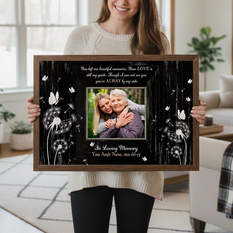 Your Love Forever Lives On Memorial Photo Tribute Canvas