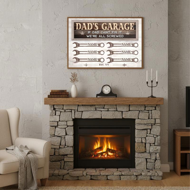 Hilarious Dad Canvas If He Can't Fix It We're Screwed