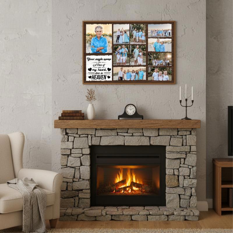 Keep Their Memory Alive - Personalized Memorial Photo Canvas