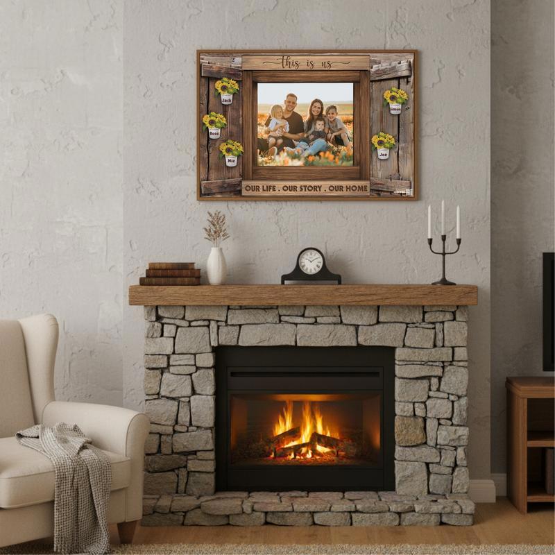Farmhouse Charm Rustic Sunflower This Is Us Canvas Art