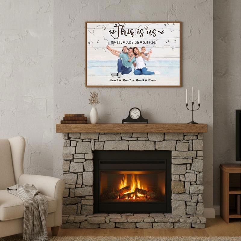 Coastal Family Photo Canvas Your Custom This Is Us Keepsake