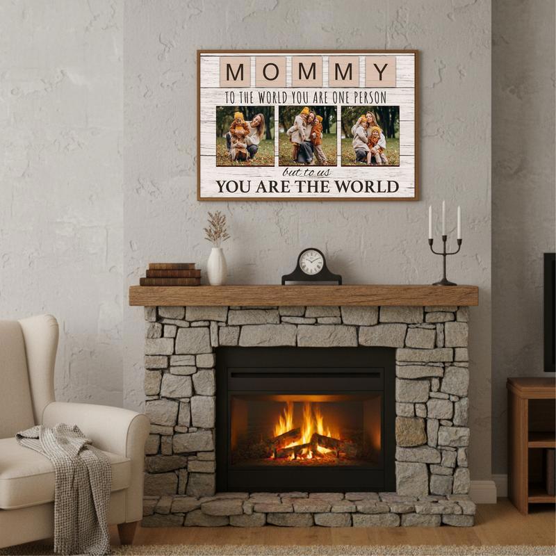 Heartfelt Mom Canvas You Are My World Keepsake