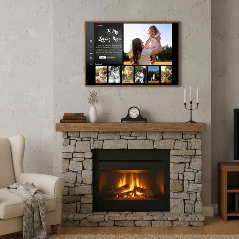 Binge-Worthy Love Netflix Mom Canvas Keepsake