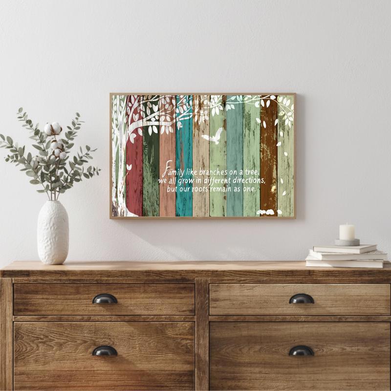 Heirloom Canvas Family's Eternal Branch Story - Family Tree Art
