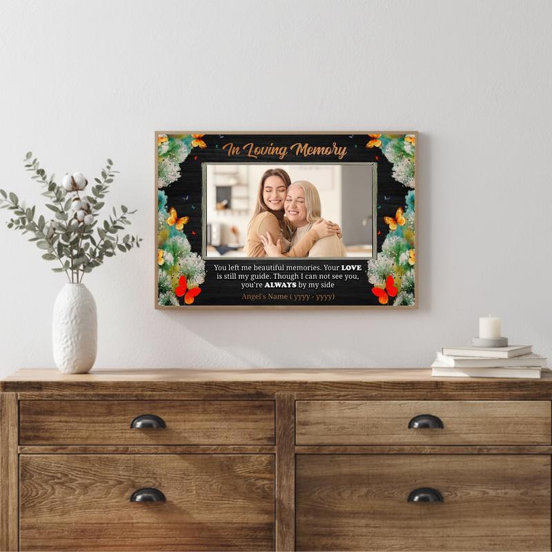 Forever In Loving Memory Butterfly Custom Memorial Canvas