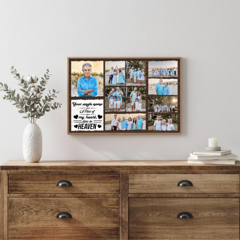 Keep Their Memory Alive - Personalized Memorial Photo Canvas