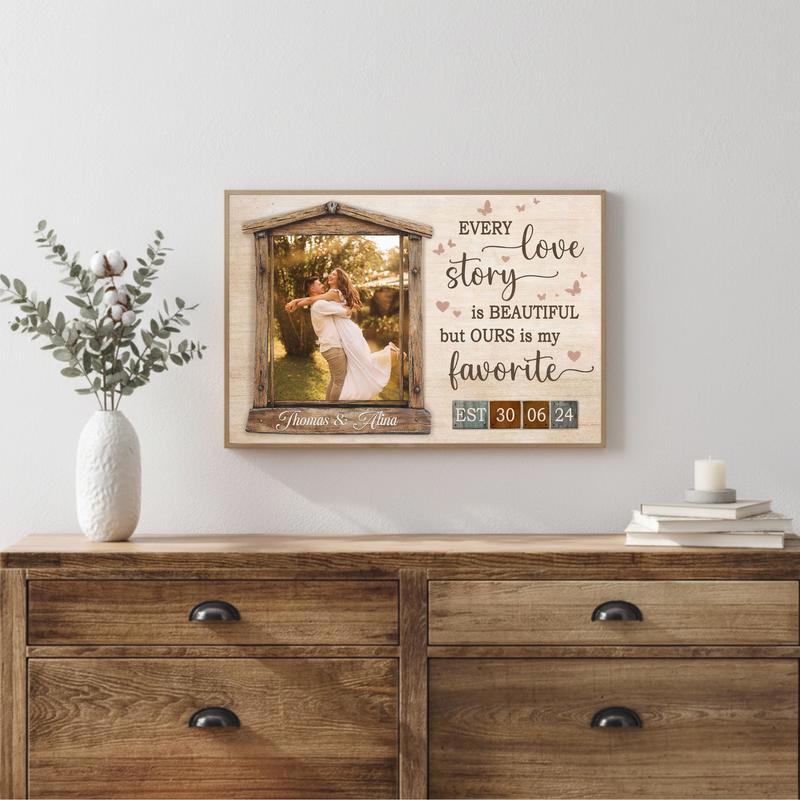 Personalized Couple Canvas - Meaningful Valentine’s Day Gift