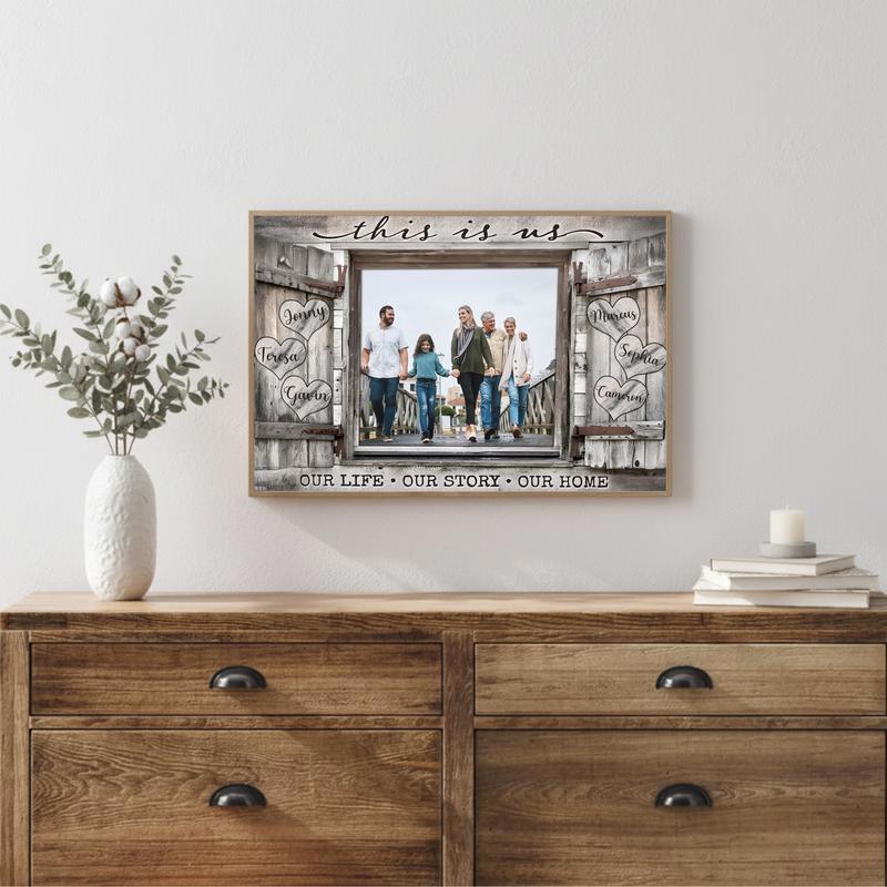 Milestones & Memories The This Is Us Family Photo Canvas