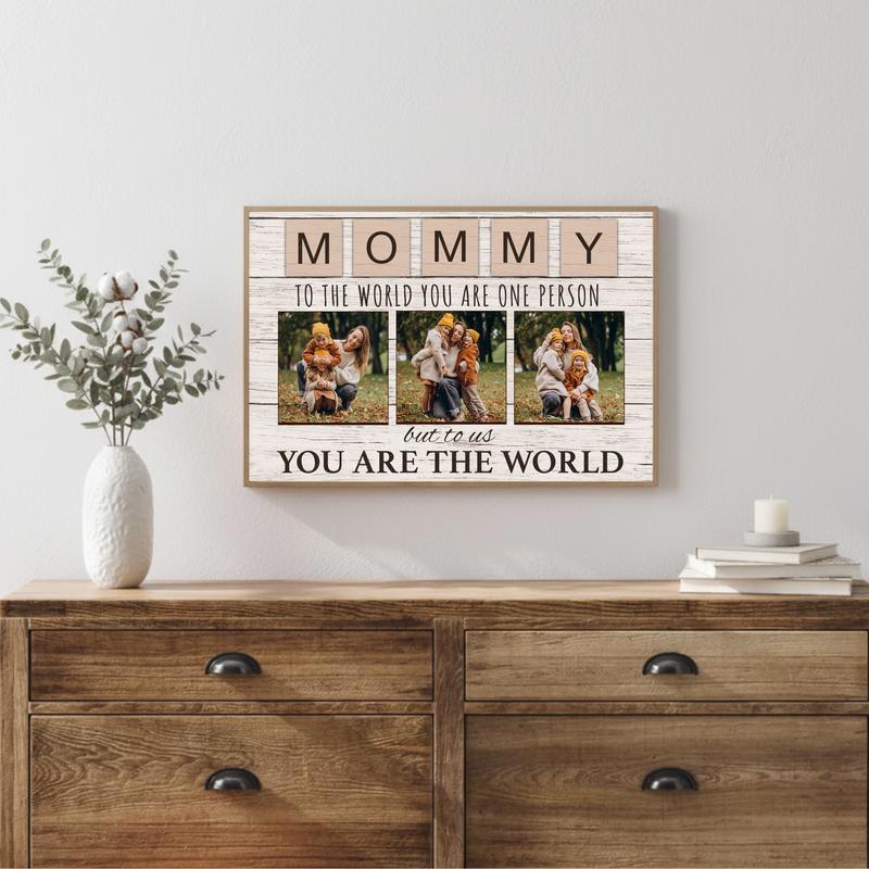 Heartfelt Mom Canvas You Are My World Keepsake