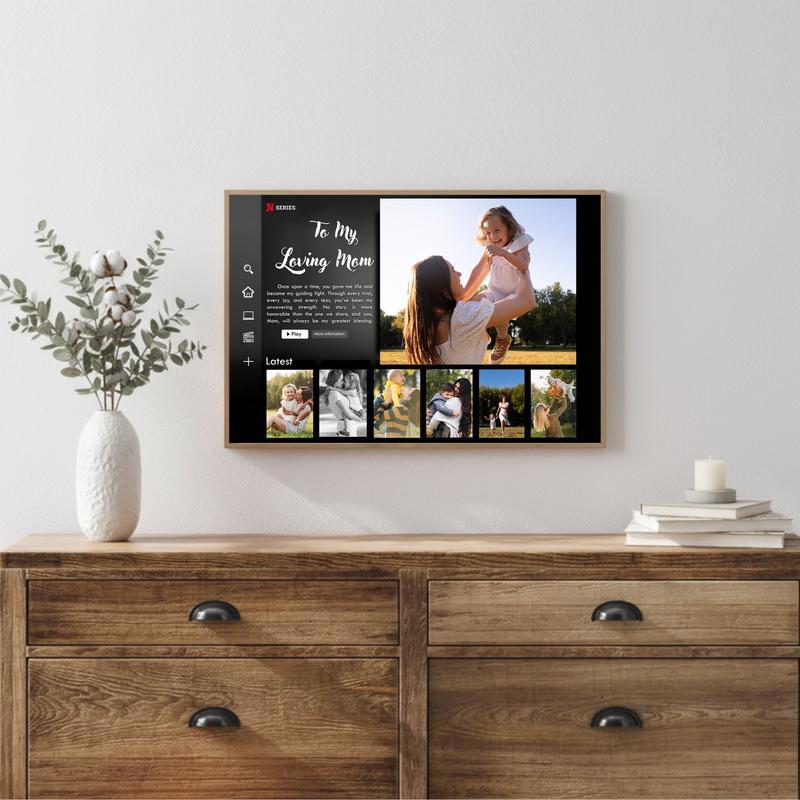 Binge-Worthy Love Netflix Mom Canvas Keepsake