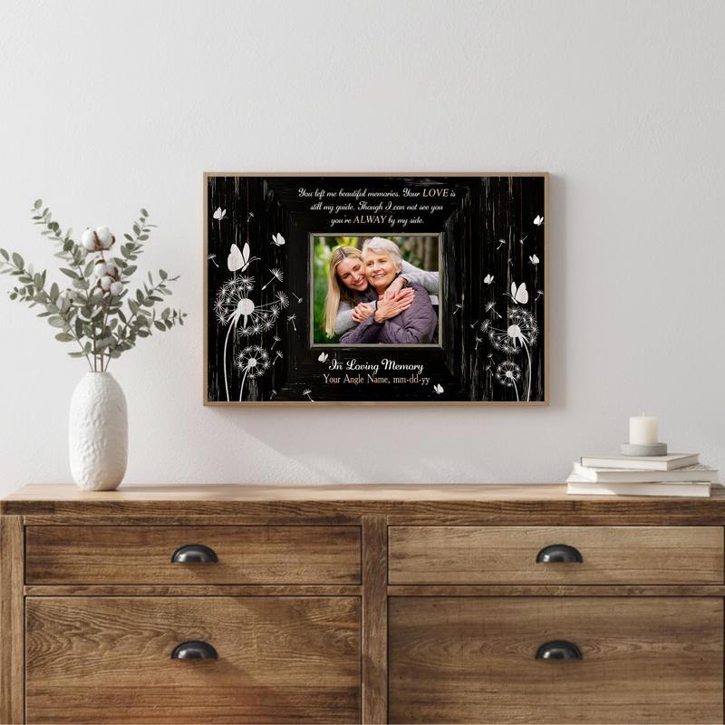 Your Love Forever Lives On Memorial Photo Tribute Canvas
