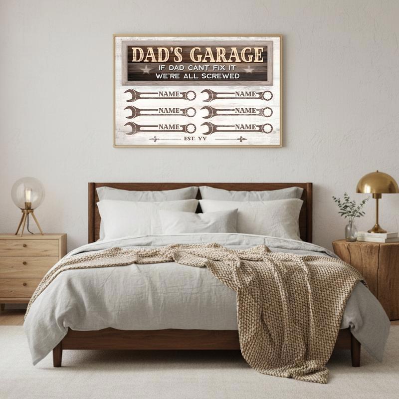 Hilarious Dad Canvas If He Can't Fix It We're Screwed