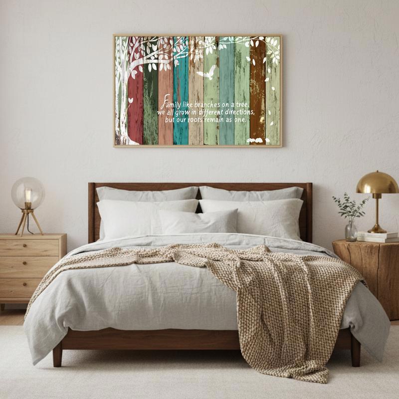 Heirloom Canvas Family's Eternal Branch Story - Family Tree Art