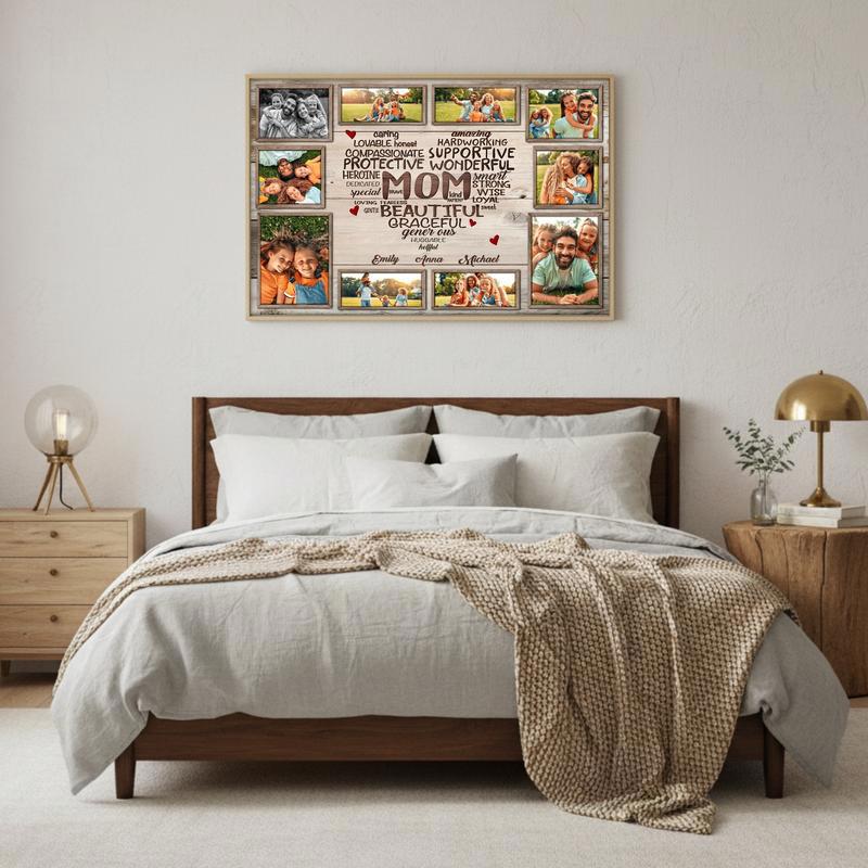Immortalize Mom's Heart Personalized Definition Canvas