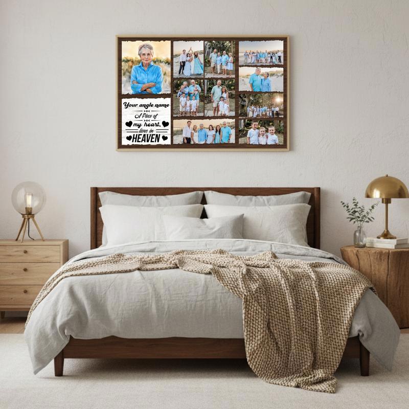 Keep Their Memory Alive - Personalized Memorial Photo Canvas