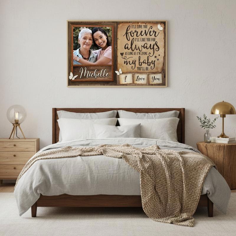 Honor Mom Your Love You Forever Canvas Gift From Daughter